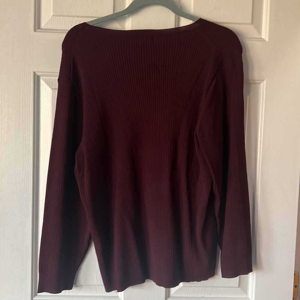 Plus Size Supersculpt Ribbed Sweater T-shirt - Picture 6 of 6